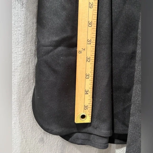 GOOD AMERICAN Black Stretch Cotton Poplin Shirt-Dress Long Sleeve XL Size 4 - Picture 6 of 10